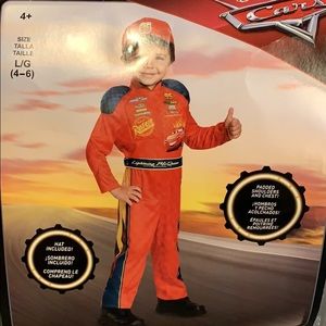 Children’s Lightening McQueen costume size 4-6